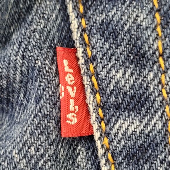 LEVIS 505 Jeans 32x28 (34x32) Blue Classic - Picture 5 of 16